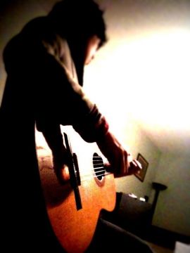 tree with guitar